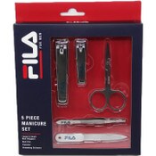 Wholesale - Fila Men's 5pk Grooming Set (Scissors/2 Clipper/File/Tweezer) c/p 24, UPC: 802875275633